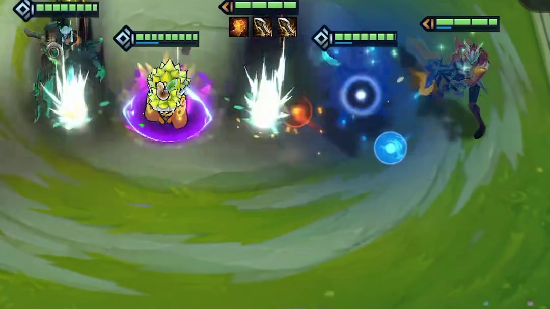 1个技能瞬秒3星4费，龙龟诺手强强联合直冲后排无人能挡。 #金铲铲天下无双格斗大会 #金铲铲之战s1