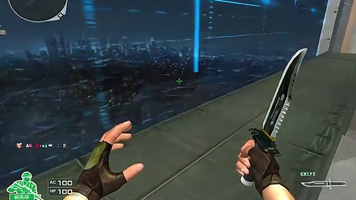 最简单的身法才能躲过子弹 #穿越火线