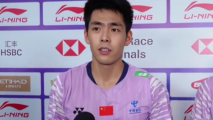 任翔宇/谢浩南 赛后采访  “只要能得分，整个人状态就更加自信、果断。”