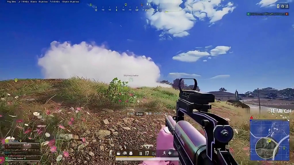 落地倒的多不要紧，后期一命吃鸡就行了！ #吃鸡日常  #pubg#2025鸡斯卡星火计划 #托马斯c