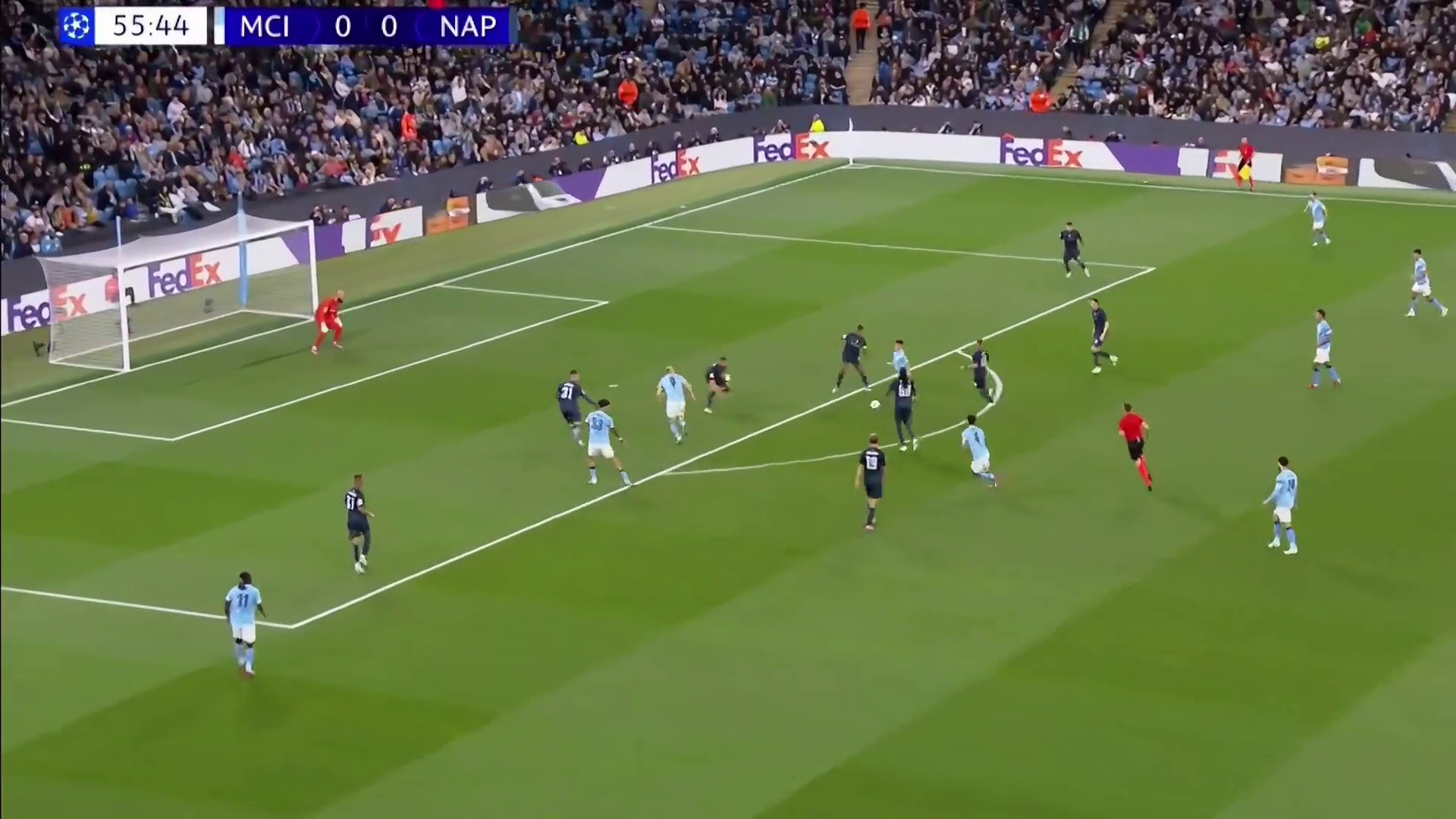 王楚淇解说：福登助攻，哈兰德，多库破门，曼城二比零那不勒斯。 #那不勒斯 #曼城 #欧冠 #哈兰德 