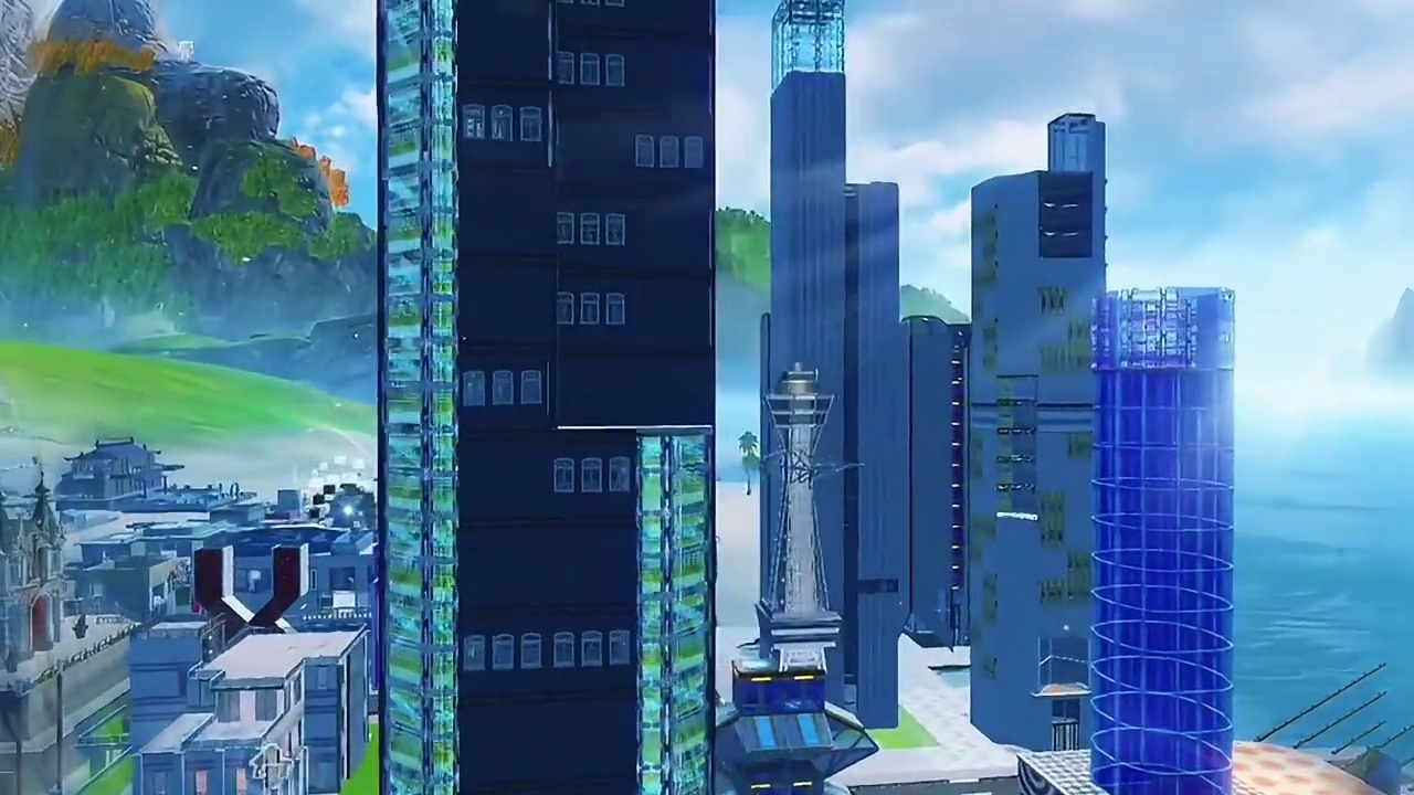 这简直是山海里的梦中情楼啊，是真的震撼啊，高楼大厦 #妄想山海 #建筑 #游戏日常