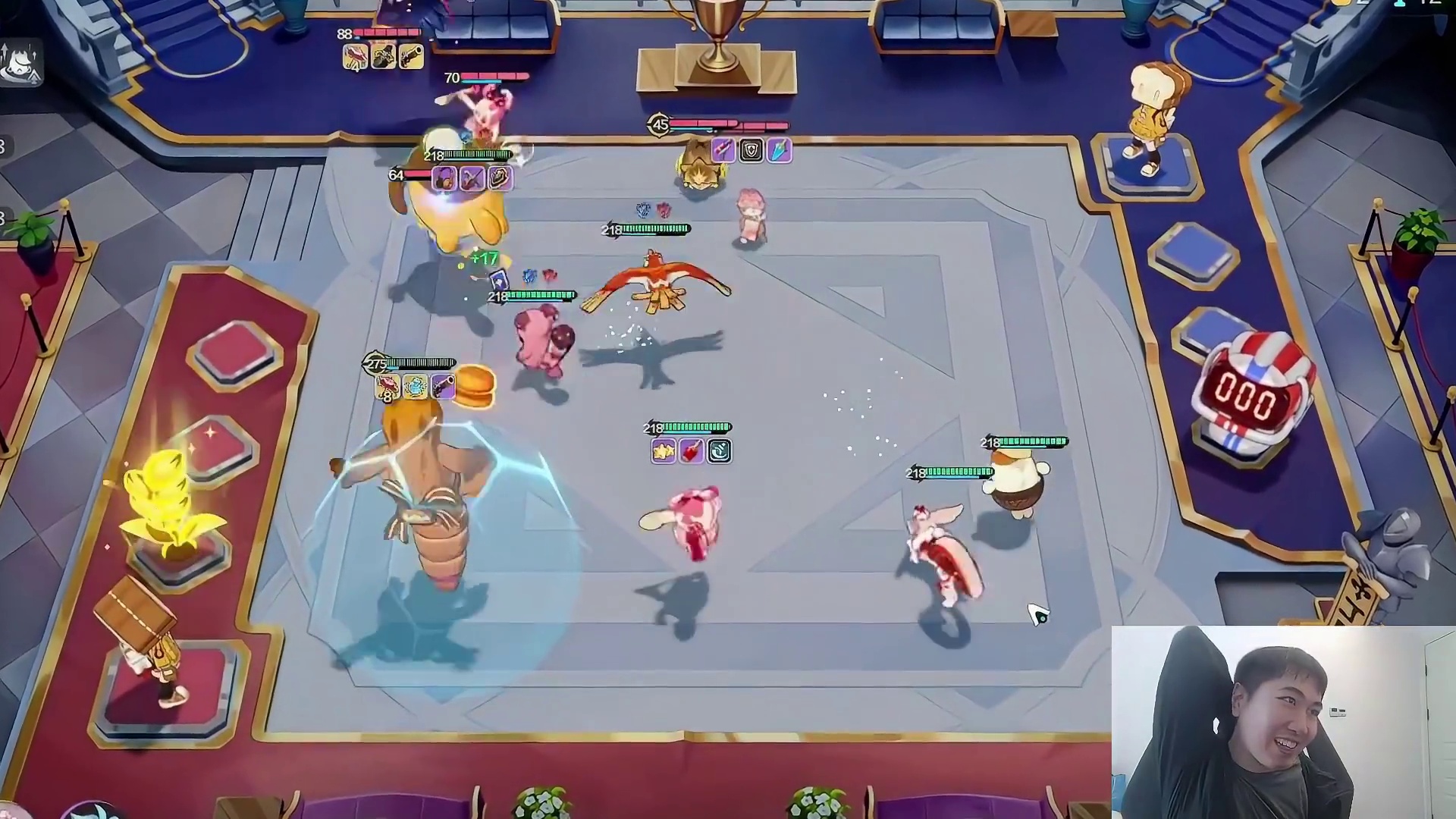 因缘精灵魔术师，7万血大憨堡! #崩坏因缘精灵首测开启 #崩坏因缘精灵  #开放世界 #自走棋 #憨