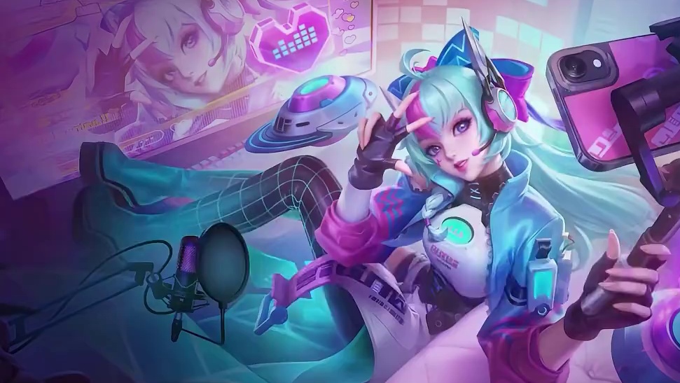 新皮肤展示丨桂妮薇儿史诗限定皮肤「电音歌姬」 解锁S4赛季通行证 Lv.1 即可获得~
S4赛季通行