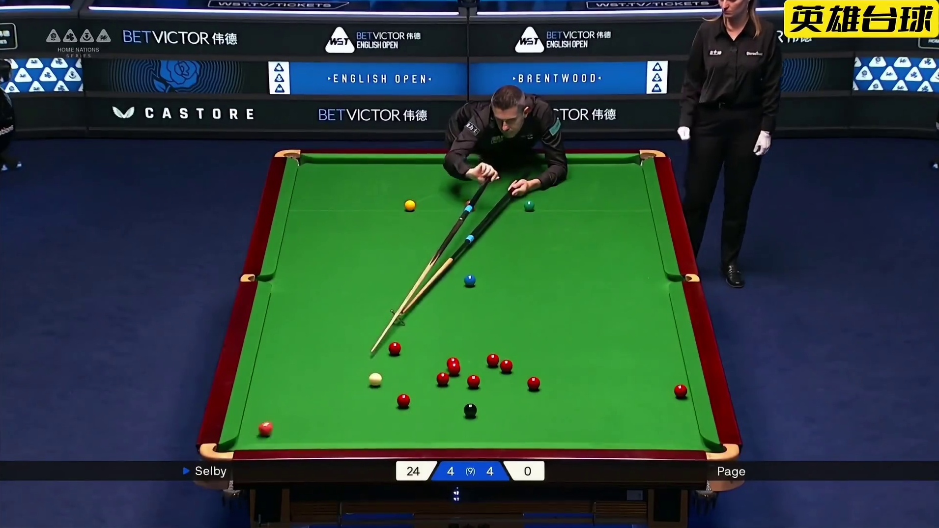 英格兰公开赛8进4，塞尔比决胜局远台上手清台破百5:4绝杀佩奇，关键时刻还要看大师们的处理！#斯诺克