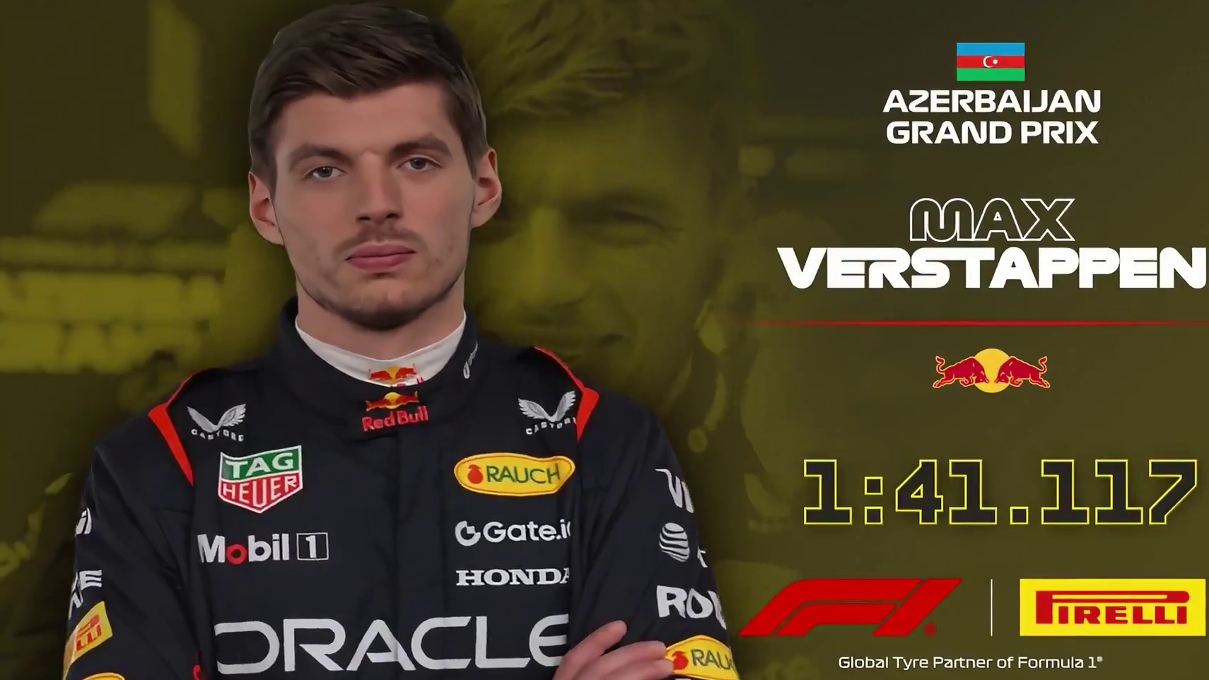 乱局出英雄，害得汽车人。 什么侧风；小雨；低温，在汽车人面前都是浮云。#维斯塔潘 #汽车人 #阿塞拜