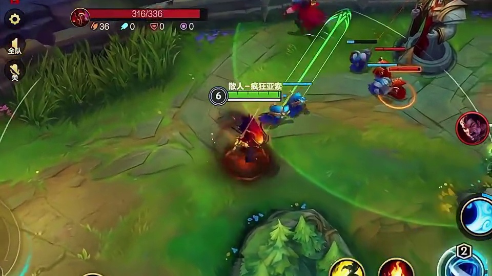 很多细节，诺手被动，小地图