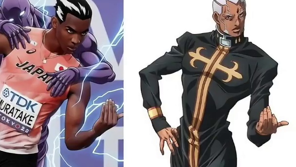 世锦赛混入替身使者，疯狂燃烧中二之魂#中二 #JOJO #二次元