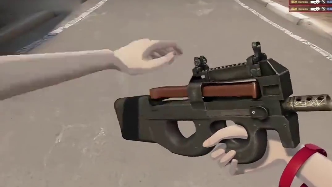 反向p90让军盲和军迷都惊呆了#p90 #军迷 #抽象