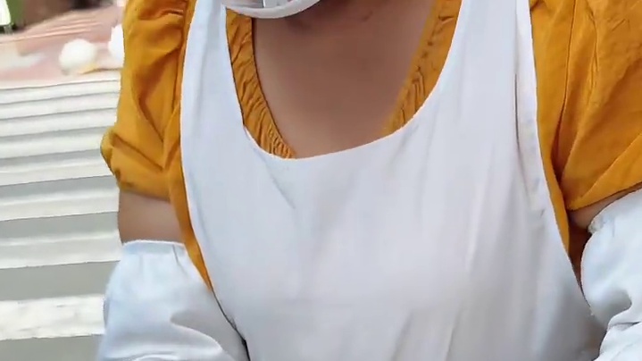 贵阳街头6块一个的锅巴糍粑 香甜软糯好好吃