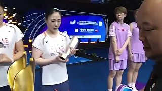 恭喜賈一凡、張淑賢奪得女雙冠軍