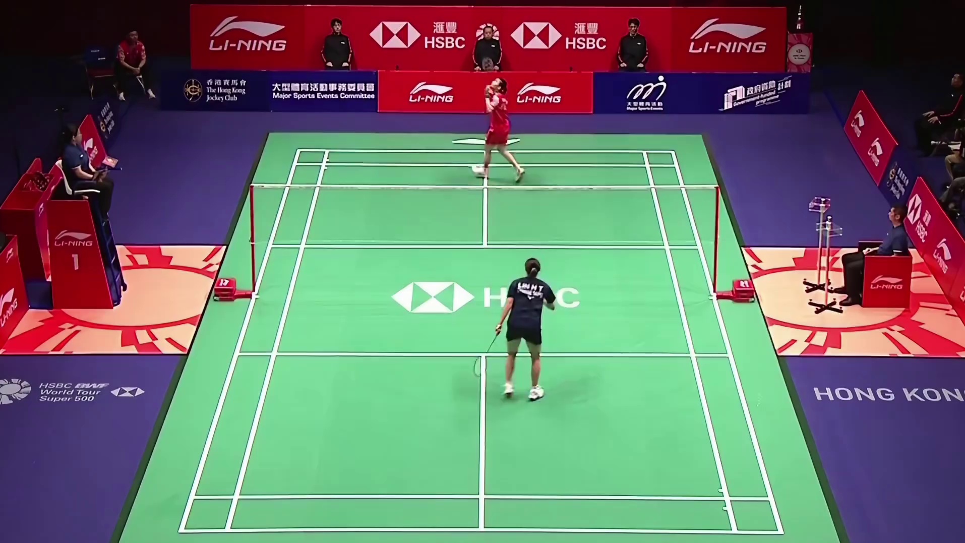 2025中国香港羽毛球公开赛，韩悦主动失误过多，以14-21告负，林湘缇首局先下一城