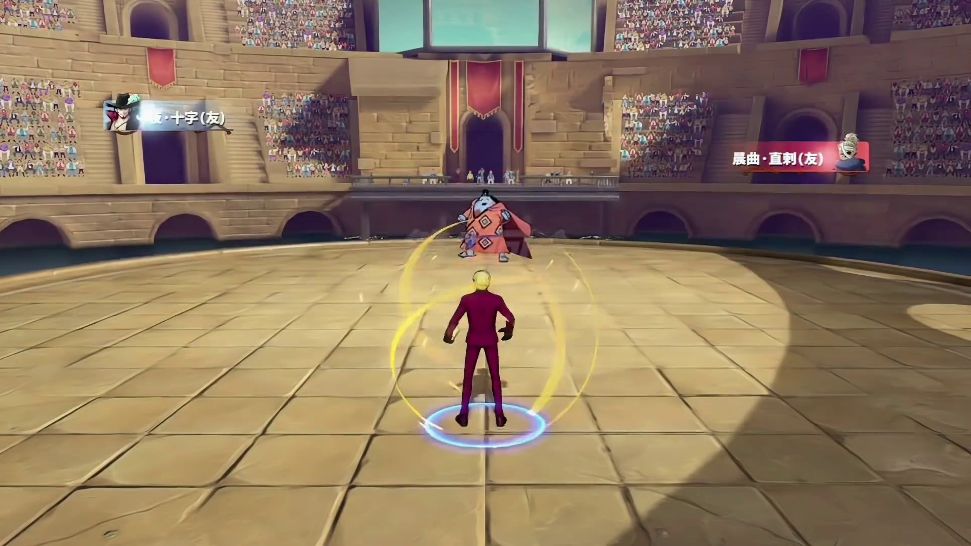 堪比格斗大赛的对决  职业玩家VS武道会路人王？结局又会如何呢？#航海王热血航线