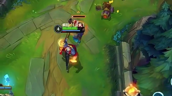 盖伦跟我一样的想法准备闪现