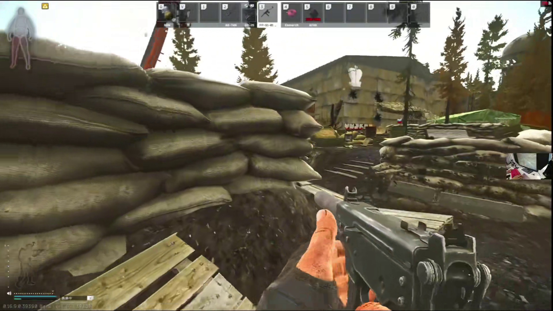 储备站改枪战损AK