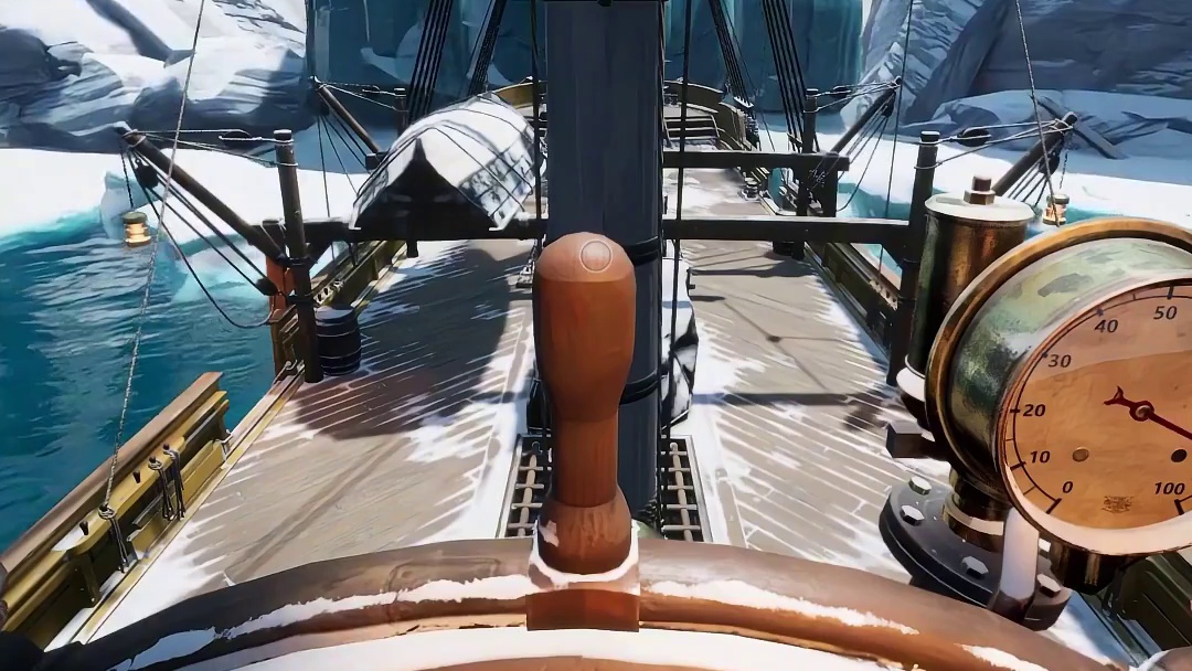 开船撞倒冰山你见过吗？