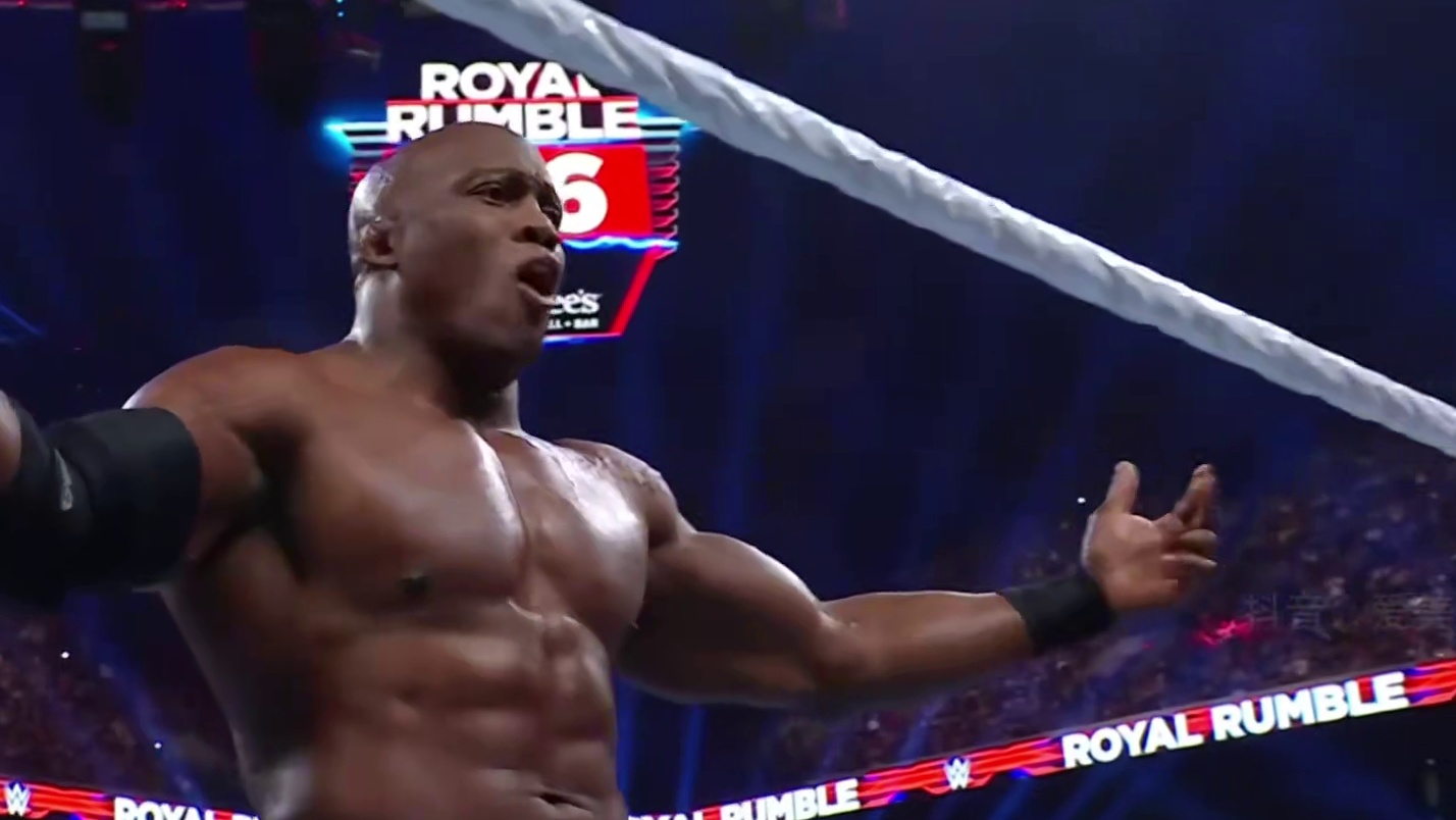 鲍比莱斯利战力太强！一人击败无数大将，一大臂将布洛克淘汰出局 #布洛克莱斯纳 #鲍比莱斯利 #wwe