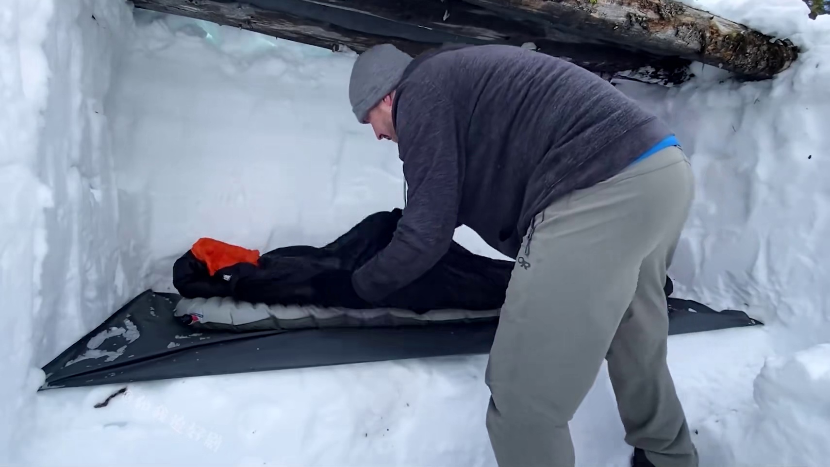 在极寒之地露营有多爽 #野外露营 #雪地露营 #解压