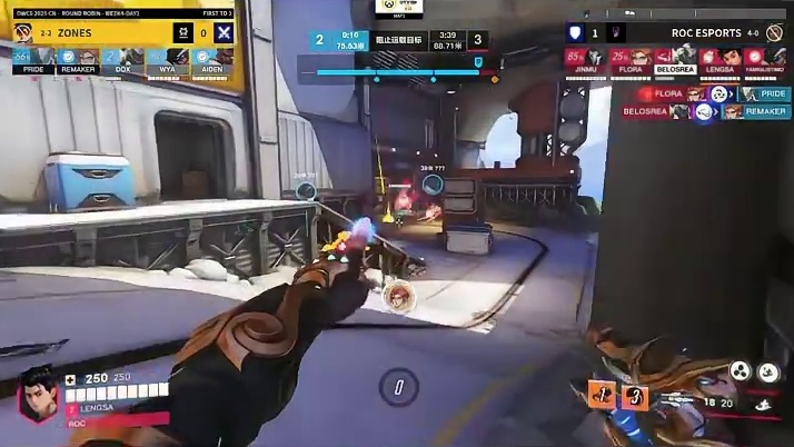 原始暴怒席卷战场，BELOSREA温斯顿堵门！#守望先锋#守望先锋冠军系列赛#OWCS#守望先锋高能