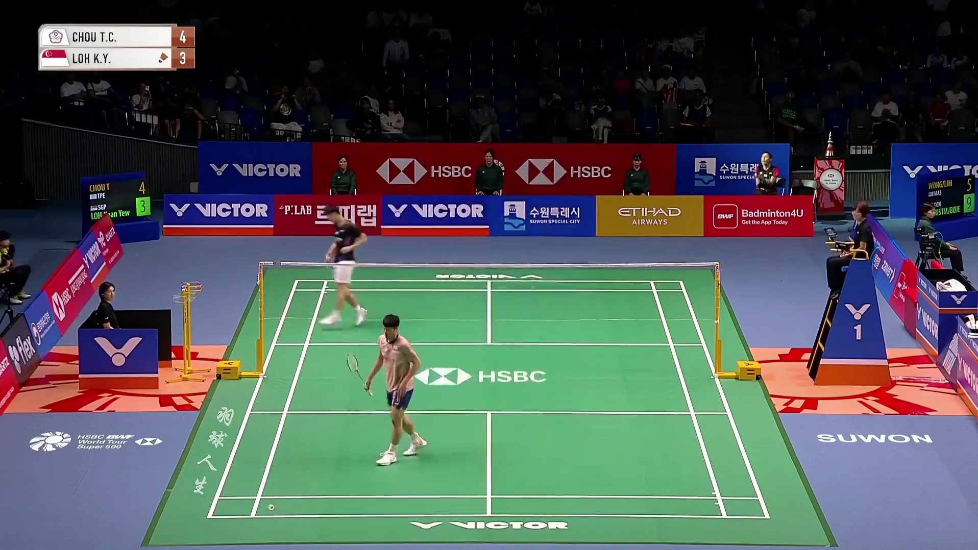 35岁的周天成硬刚羽坛GTR骆健佑，完成了台北公开赛的复仇 #