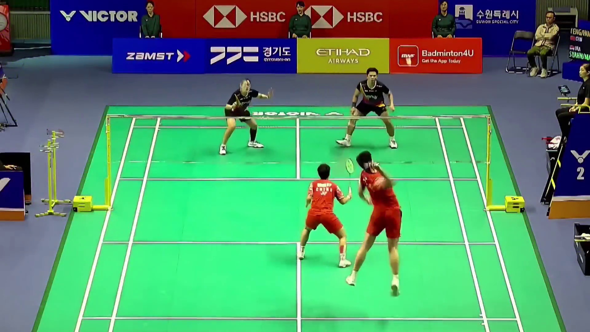 2025韩国羽毛球公开赛，次局凤凰完全掌控比赛节奏，以21-12轻松晋级决赛