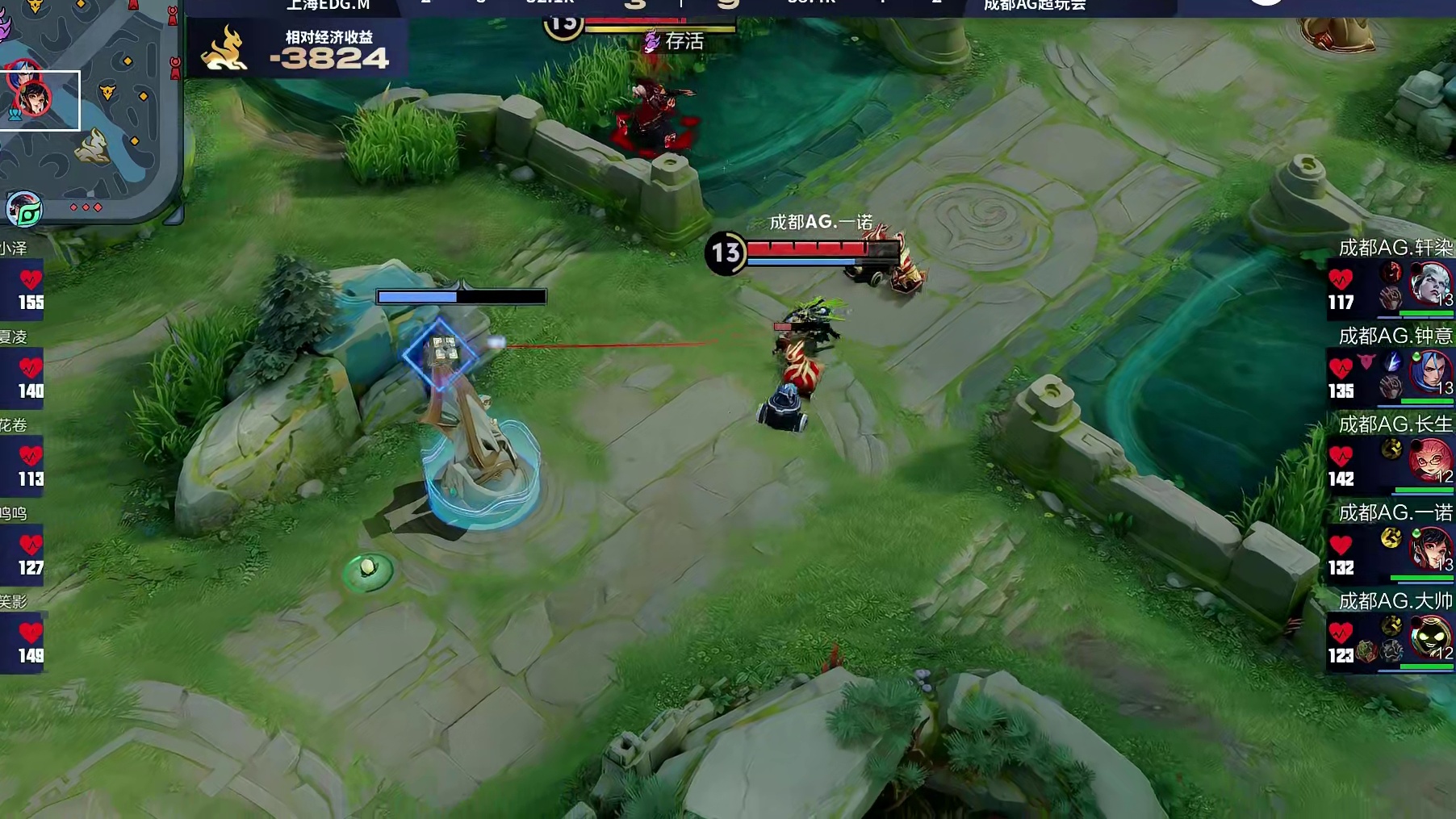 暴君龙团，EDG.M拿下暴君，AG团战发挥出色团灭EDG.M