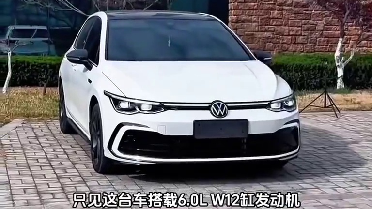你见过12缸的大众高尔夫GTI吗？#大众高尔夫gti