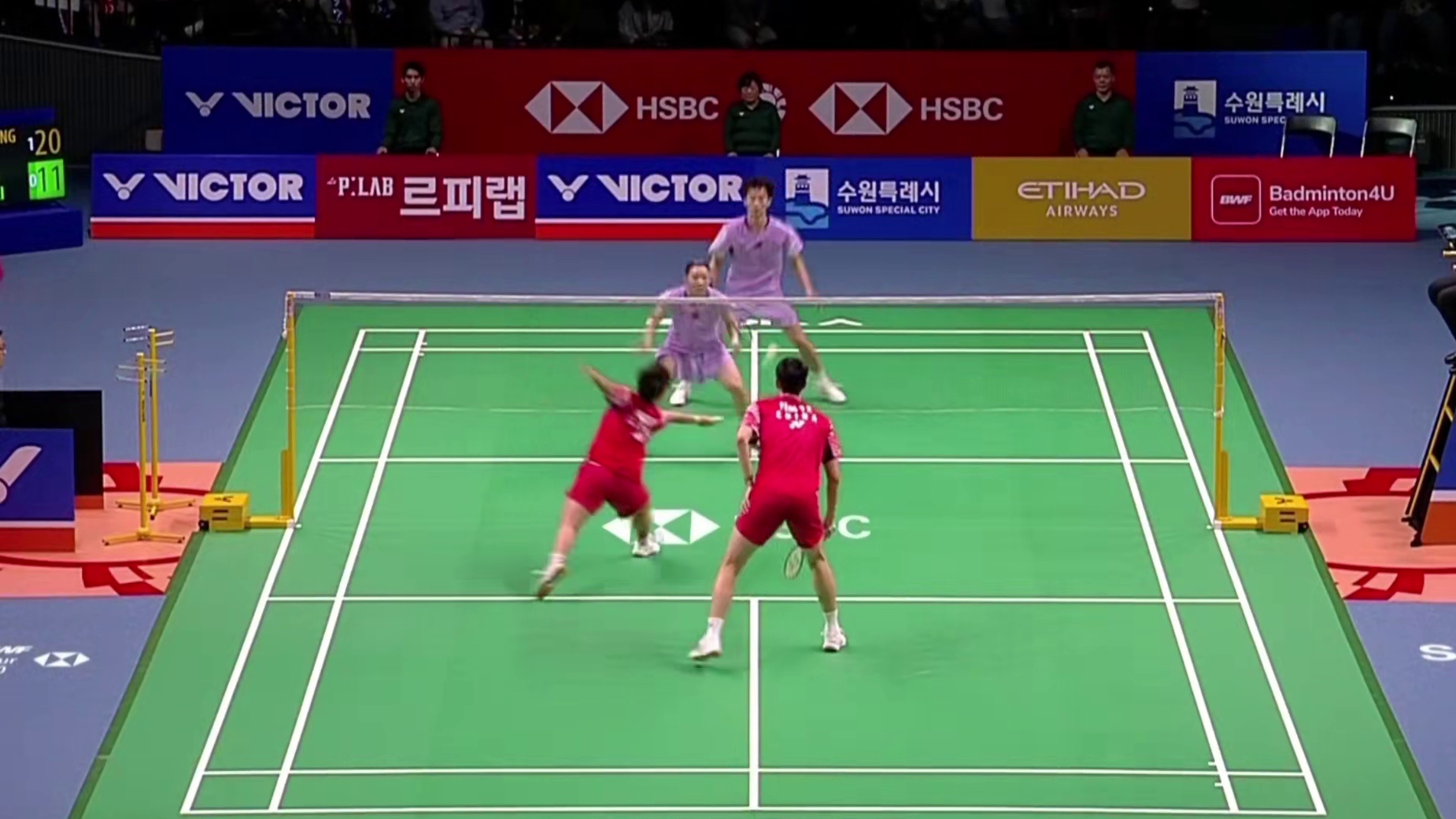 2025韩国羽毛球公开赛，凤凰完全掌握场上主动，以21-11锁定冠军