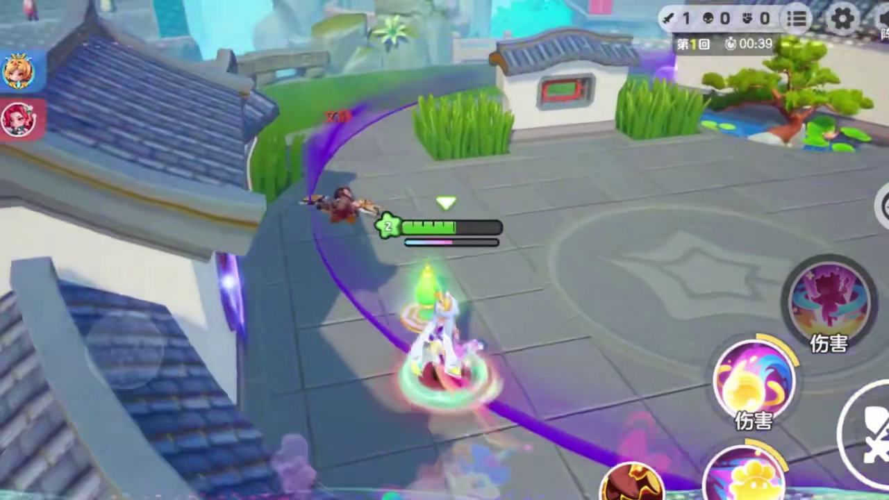 元梦之星：挑战峡谷3v3全程存活！对面该不会是人机吧？ #元梦之星 #元梦星光剧场 #元梦金牌解说报