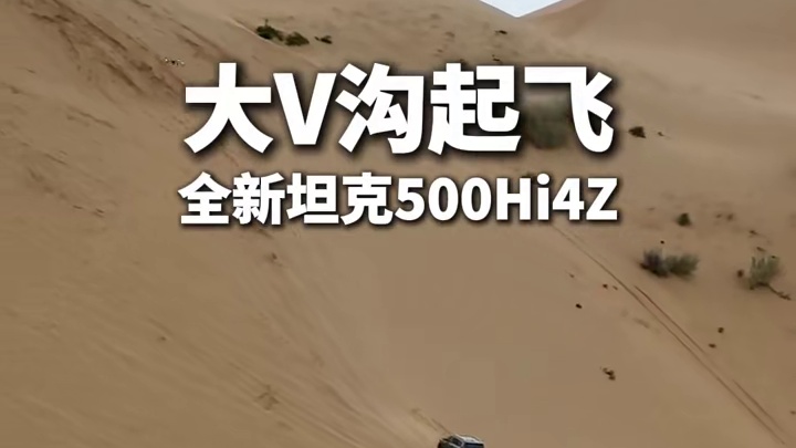 沙漠才是全新坦克500Hi4Z的主战场 #漫山遍野皆坦克  #坦客联盟阿拉善2025 #2025阿拉
