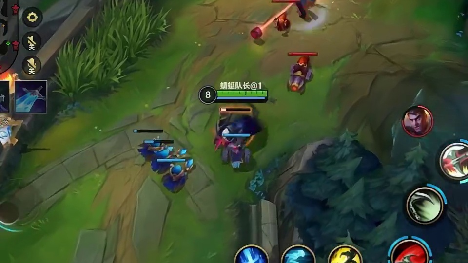 边打边撤，风筝对手。