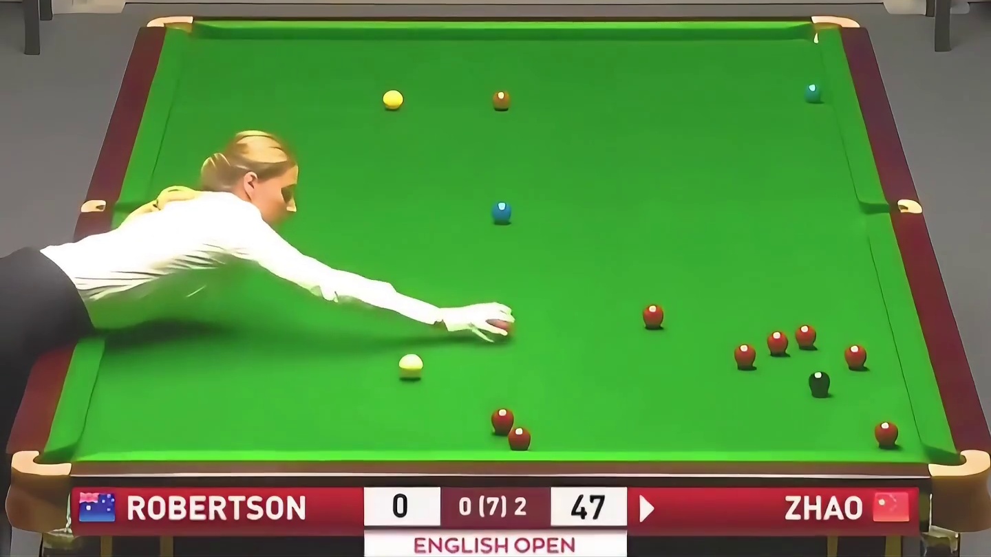 赵心童乱局清台实在精彩，美女裁判都被其深深吸引