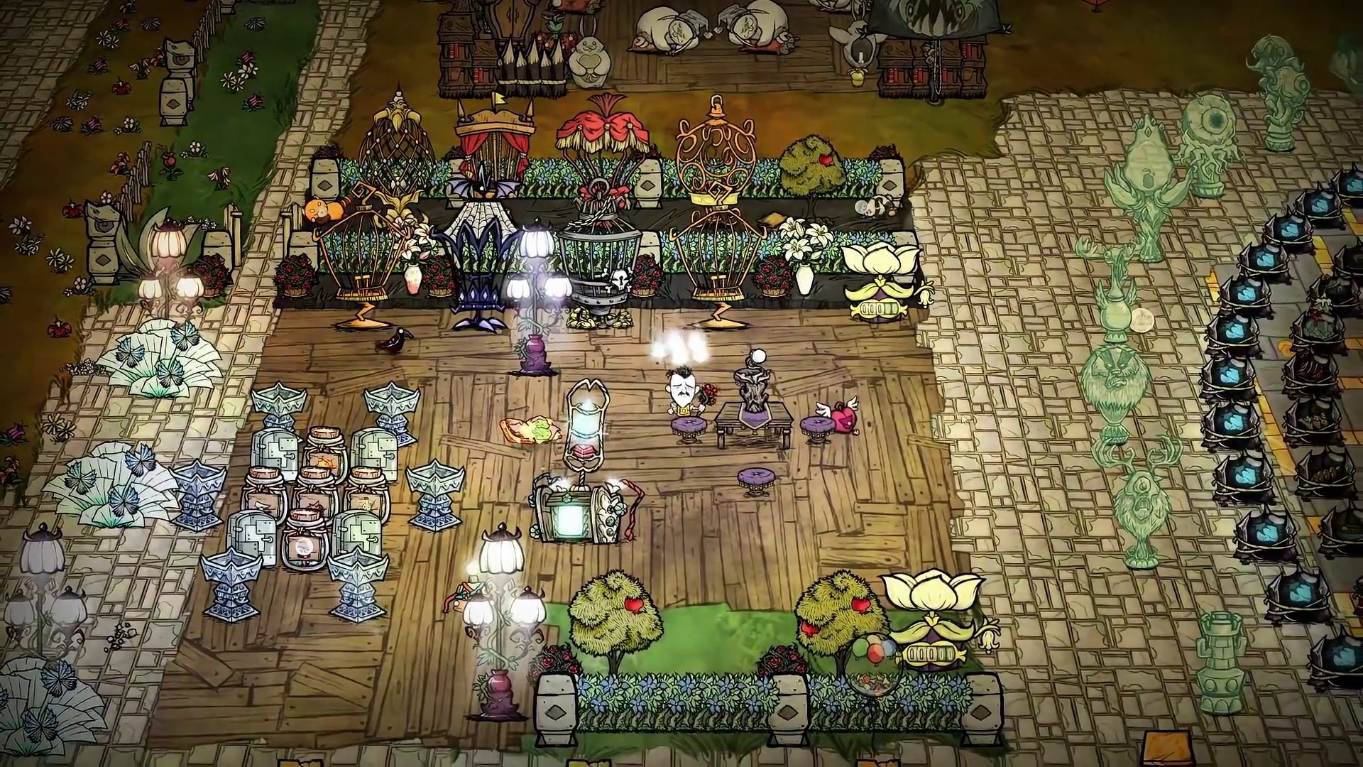 饥荒联机版：饥荒467天环形地图基地参观 #饥荒 #游戏 #游戏实况