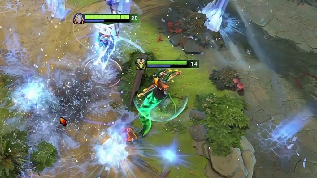 DOTA2冰女 什么是四号位，暴走冰女#steam游戏 #dota2 #精彩瞬间