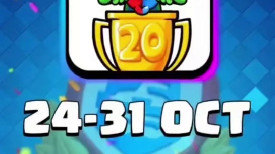 皇室战争20胜挑战时间 国际服10月24-31号 全新限定20胜表情咪咪咪（马服动态v每周抽打20胜