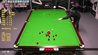 張安達(dá)VS克里斯-托騰：2025國(guó)錦賽資格賽第6-7局