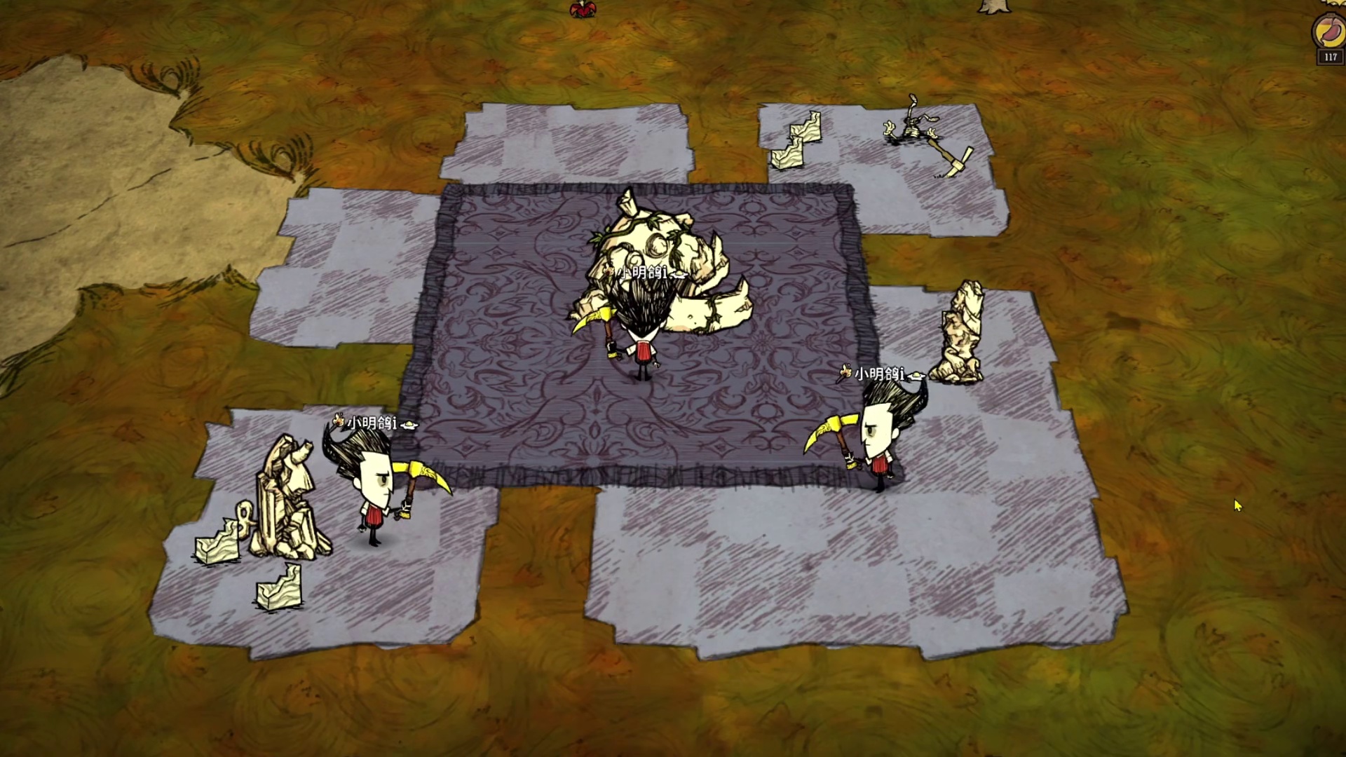 暗影线流程 饥荒联机版 织影者 中庭 暗影裂隙 大理石雕像 #饥荒联机版 #饥荒新手教程 #饥荒萌新