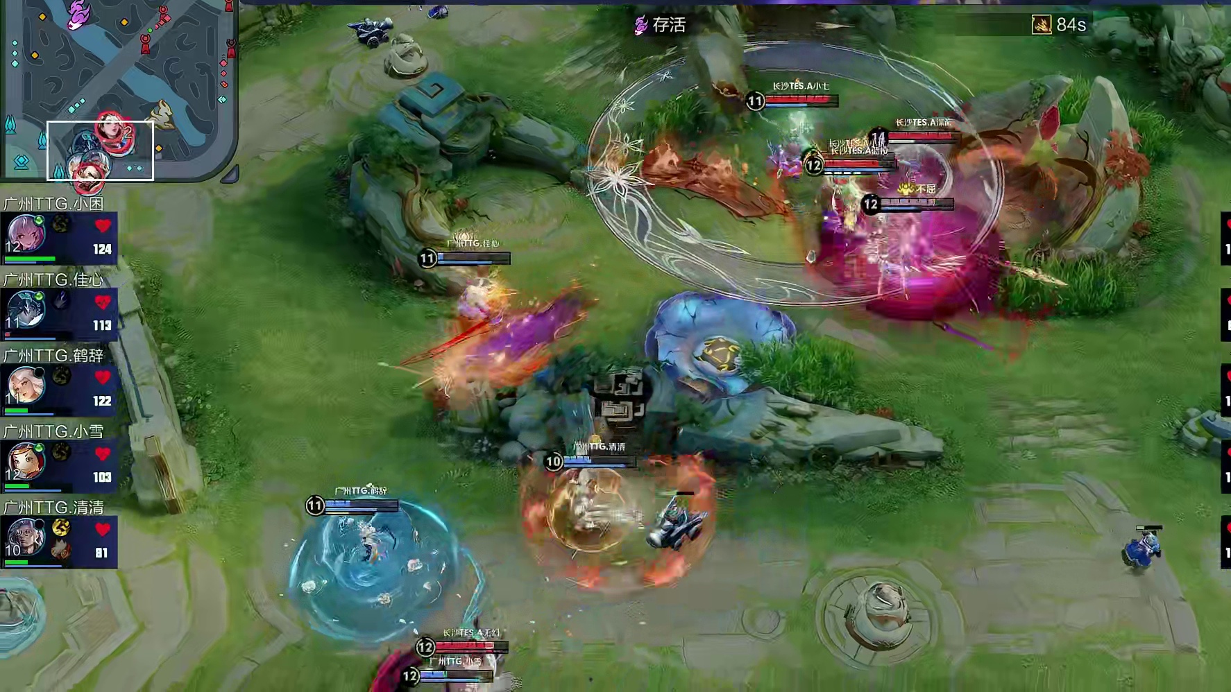 TES.A拿到暗影暴君，无幻曹操侧面入场强切鲁班七号