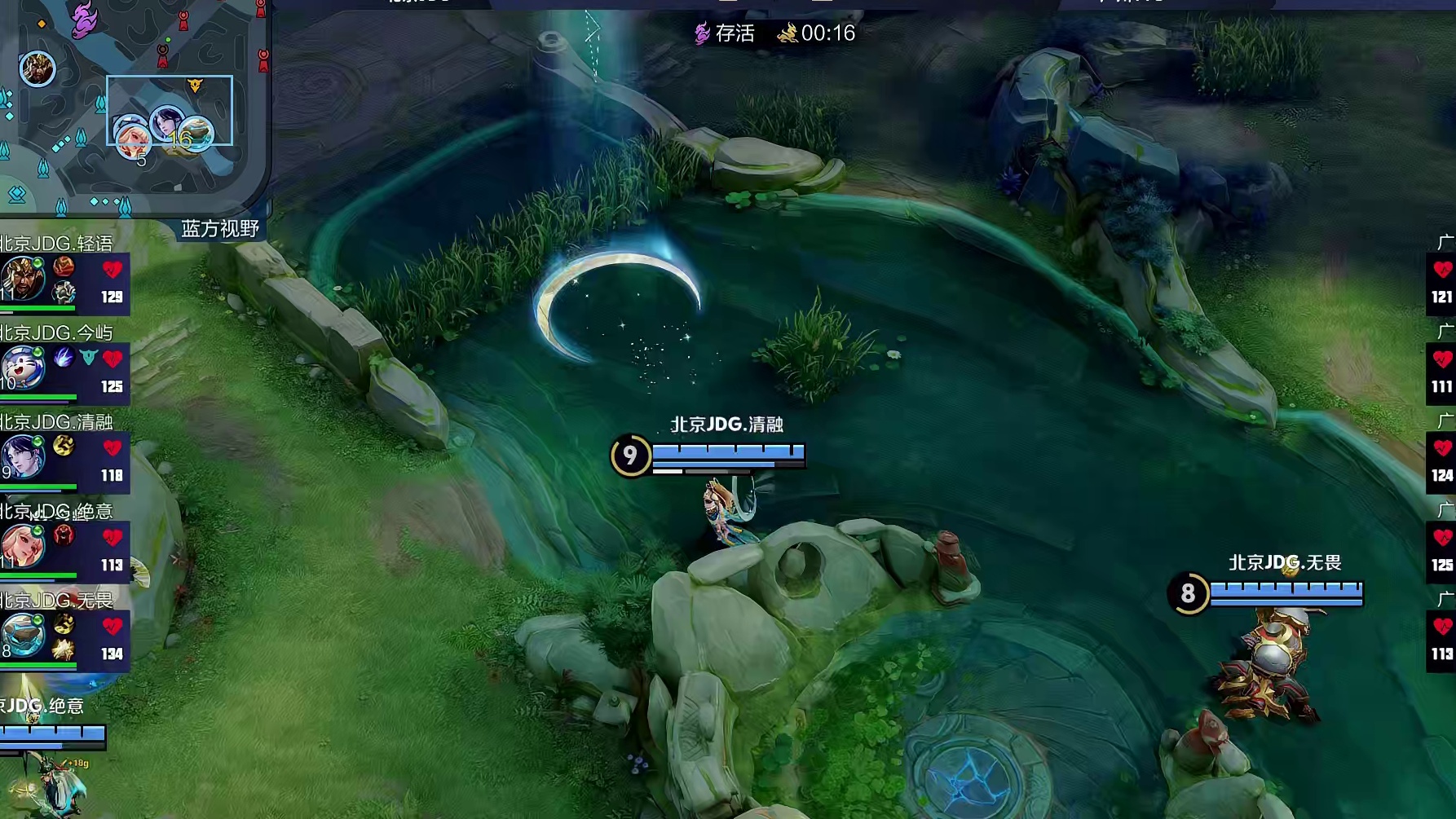 TTG反掉红buff，清清蒙恬被留住击杀