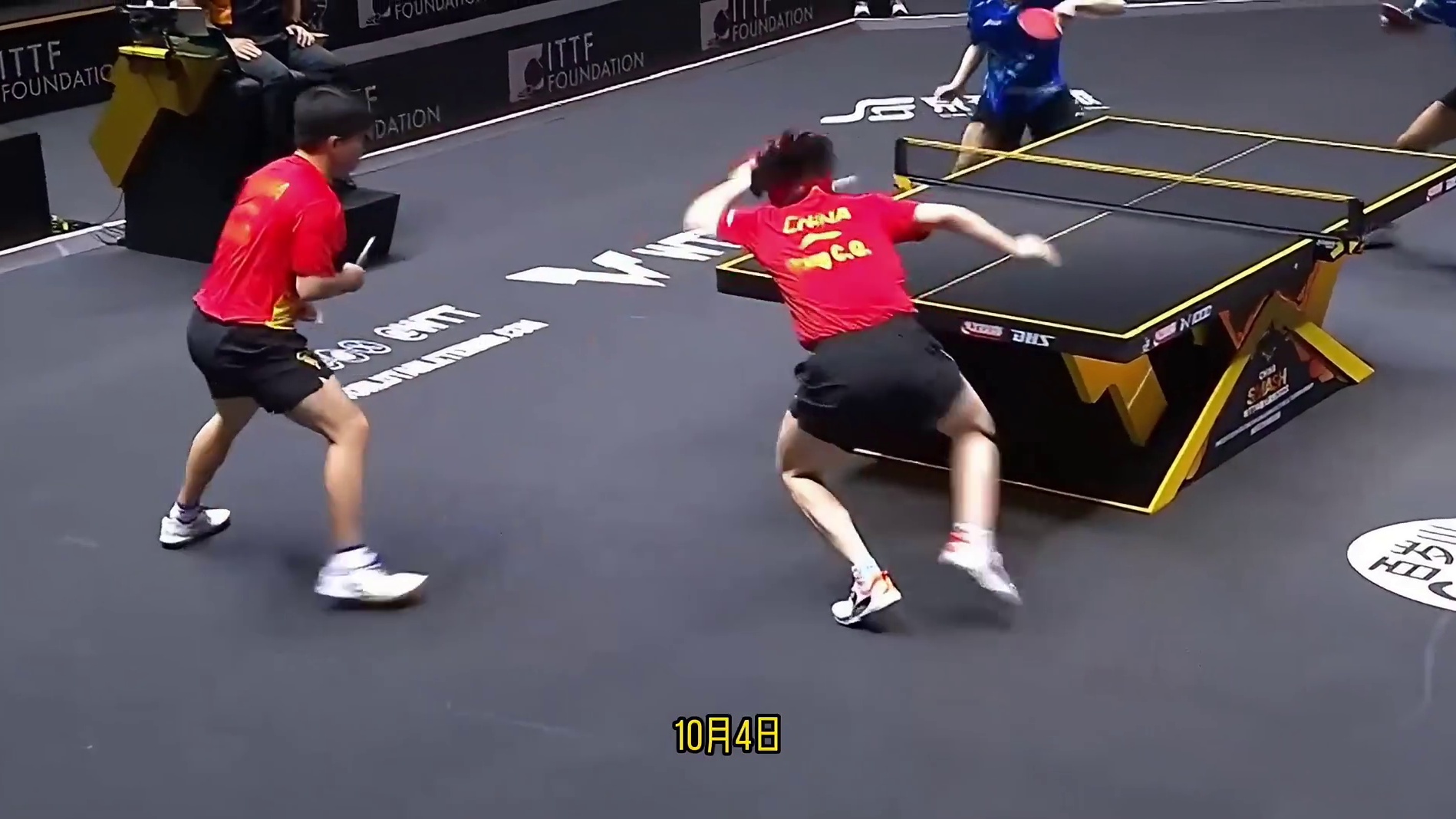 王楚钦/林诗栋3-0夺男双冠军，王楚钦加冕中国大满贯双冠