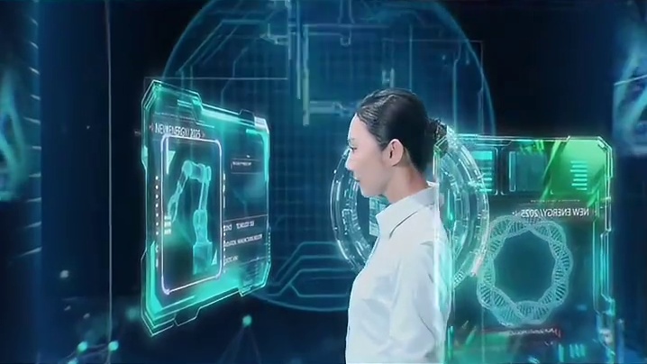 世界不只有“赛博朋克”，更有温润如诗的“数字田园”。当流畅身姿与机械之月相依共舞，古典美学与未来科技