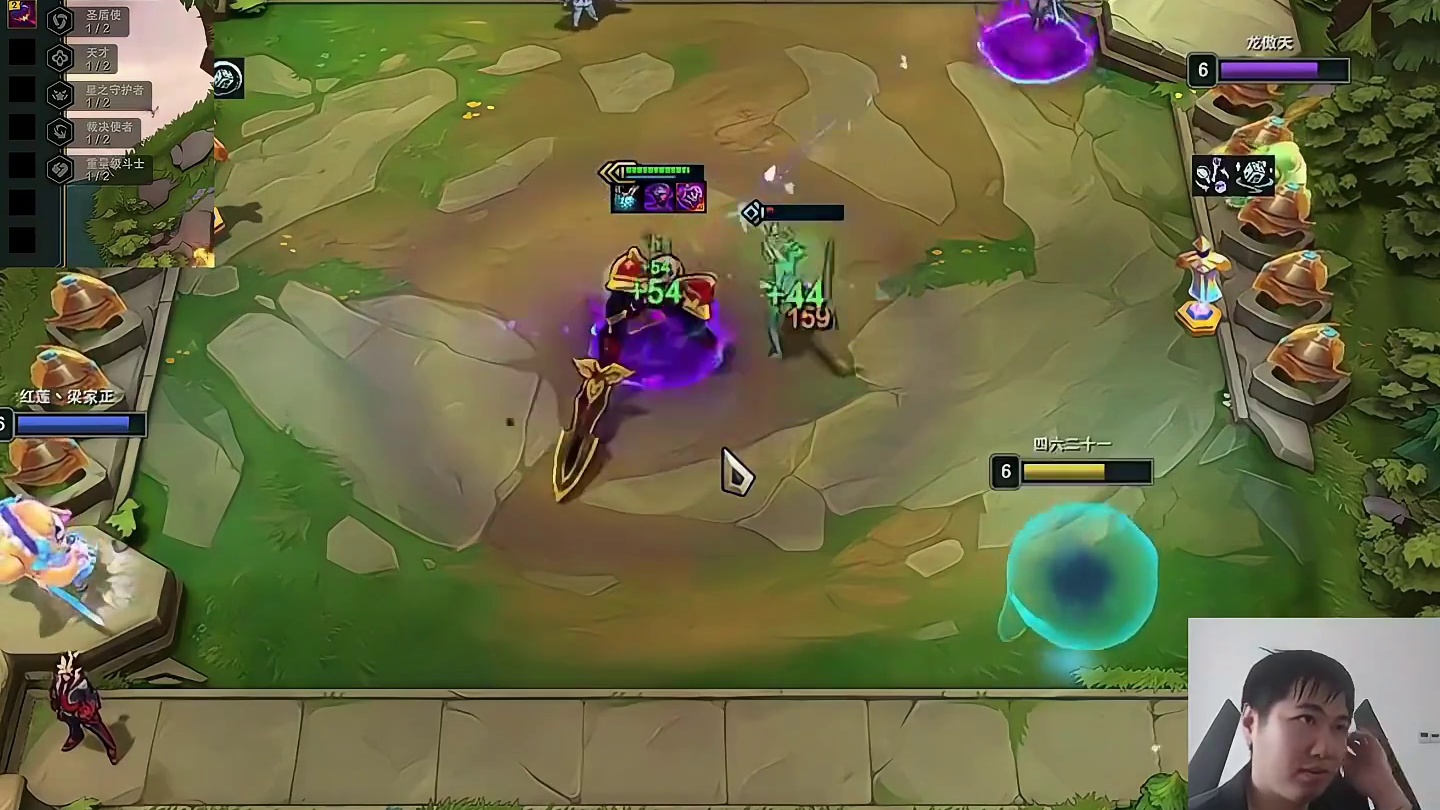 红莲开局七张盖伦拿到激发 双激发万血盖伦轻松开蛋，百局难遇的爽局要笑着玩#云顶之奕