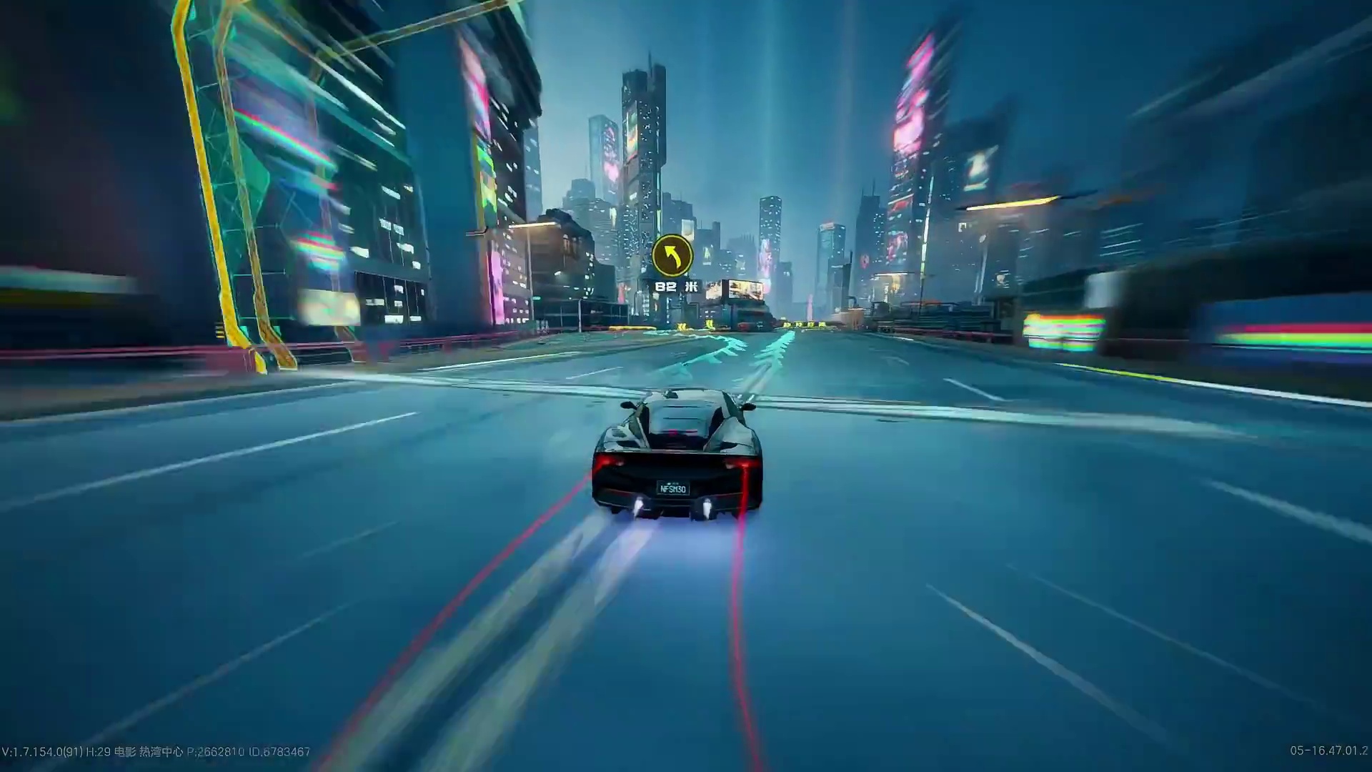 #极品飞车集结 #极品飞车集结新版本车队争霸 新图不会跑？赛博城市零氪战神法拉利F8地图教学！