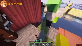 在小小的集裝箱上受到了隕石攻擊!？「海上集裝箱100天」#2 #夏天y#我的世界#天門團(tuán)隊(duì)#游戲內(nèi)容