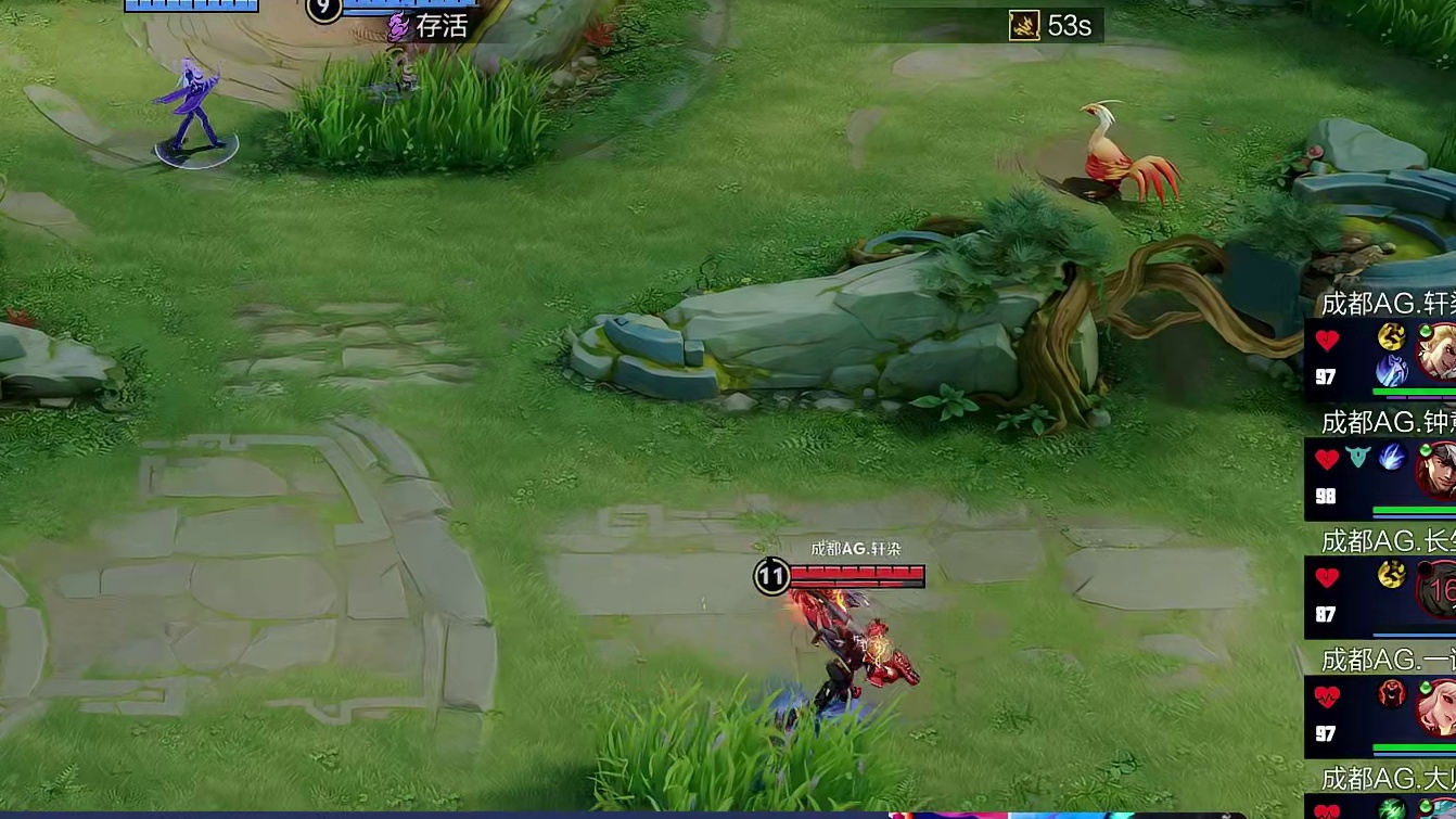 久寒小乔拿下双杀，情久团战零换三