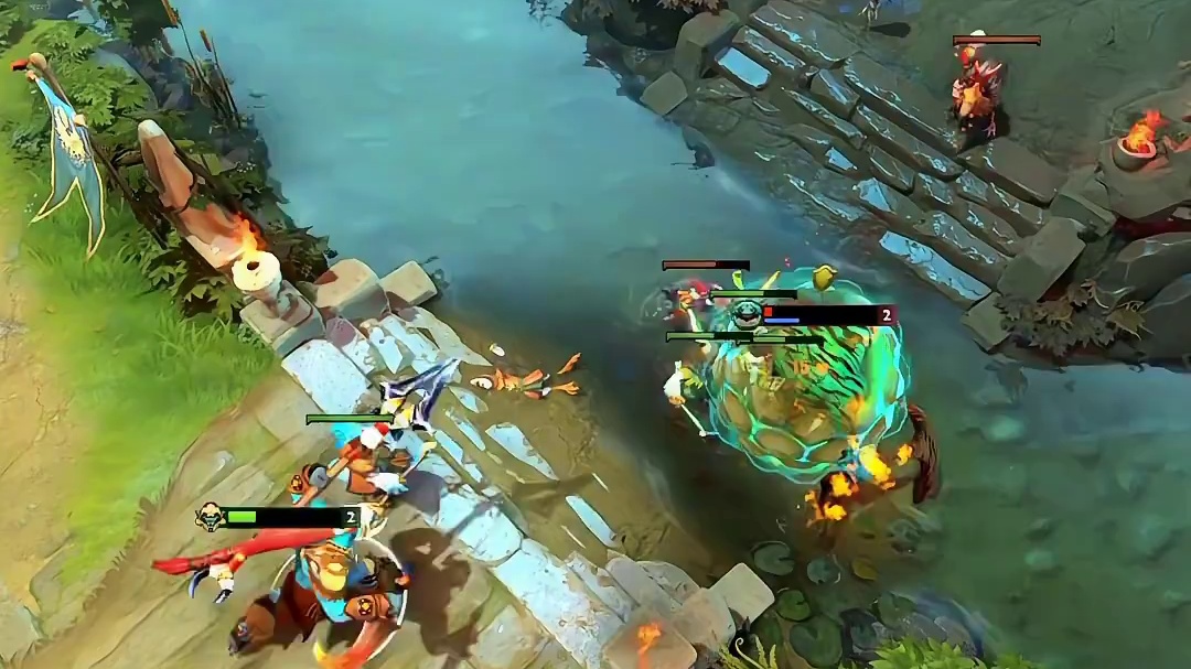 潮汐打不过神灵有人非得要试试才知道#DOTA #DOTA2