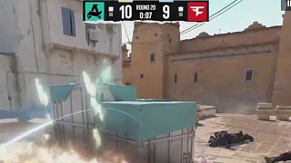 雨神摸煙3殺拯救世界！最后FAZE 10:13 拿下比賽 #cs #csgo