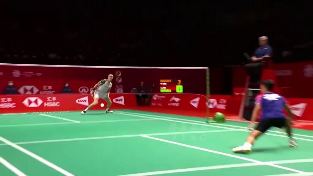 一剪到底｜2022世界羽联年终总决赛男单决赛安赛龙vs金廷， 霸王龙强势拿下金廷，喜提对婷九连胜！#