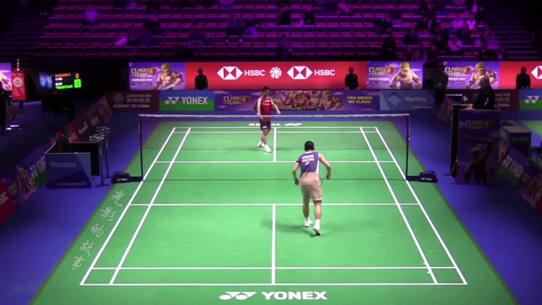 拼快速球无效！昆拉武特以快打快压制田中涌士！ 其实两人的打法思路差不多，都是利用快速连贯，去抢点抢推