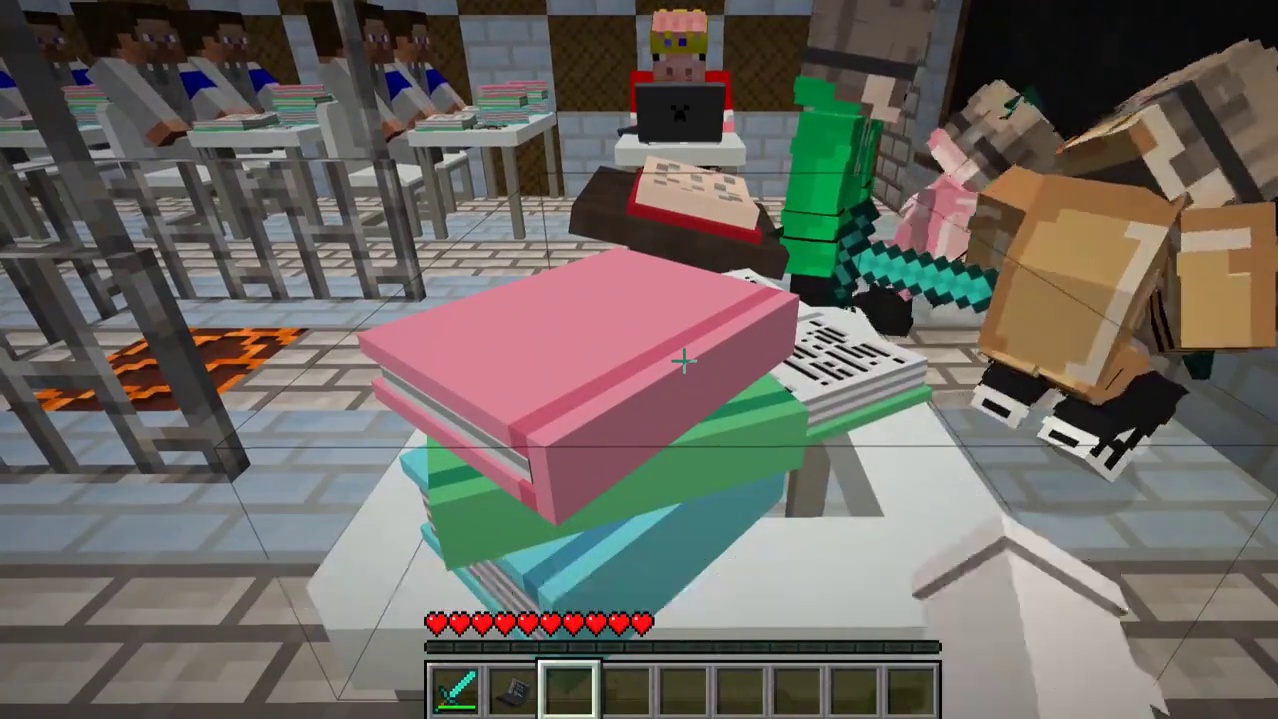 我的世界:逃离数学老师309 清华小队竟然用猪神威胁我！ 我的世界:逃离数学老师309 清华小队竟然